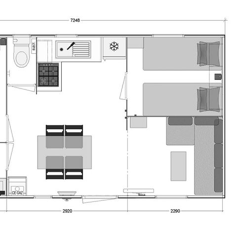 Mobile home 6 persons - ERREKA