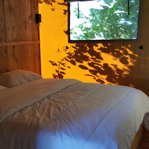 TENDA IN TELA E LEGNO 4 persone - SAFARI PREMIER PRE, senza servizi igienici