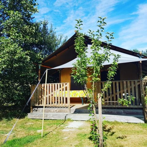 TENTE TOILE ET BOIS 4 personnes - SAFARI DELUXE