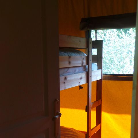 TENDA IN TELA E LEGNO 4 persone - SAFARI DE LUXE +, senza servizi igienici