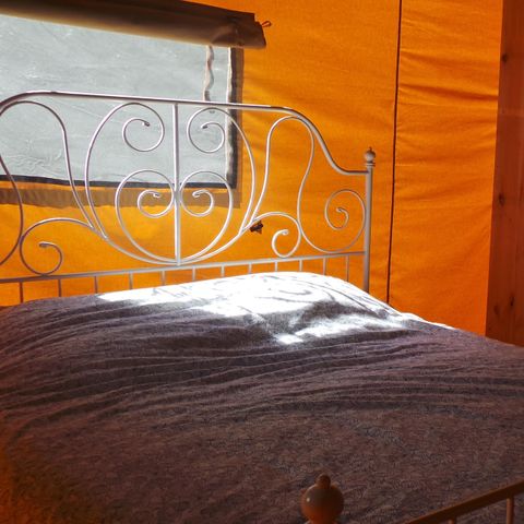 TENDA IN TELA E LEGNO 4 persone - SAFARI DE LUXE +, senza servizi igienici