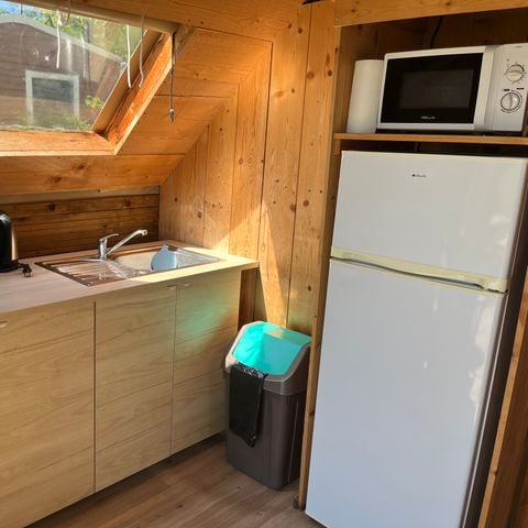 TENTE TOILE ET BOIS 4 personnes - Trappeur 