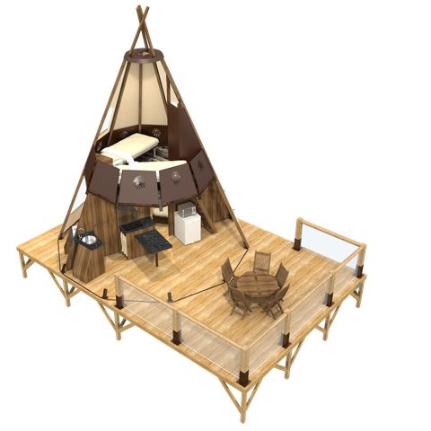 Accommodatie 4 personen - Indiase Tipi Home