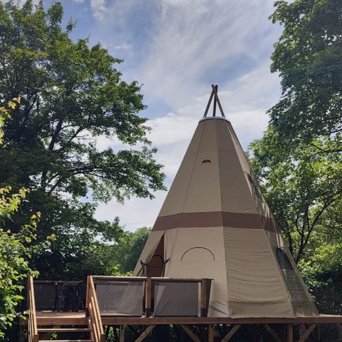 Accommodatie 4 personen - Indiase Tipi Home
