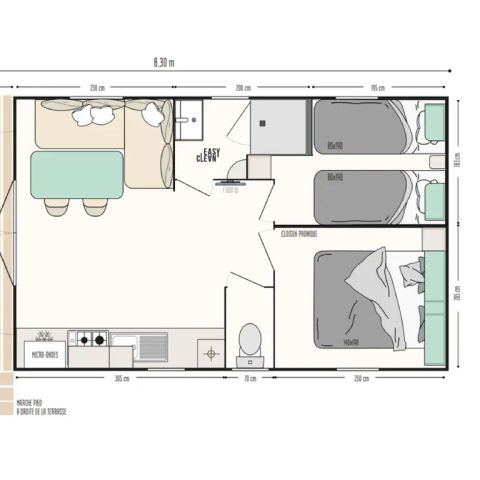 CASA MOBILE 4 persone - Riccio