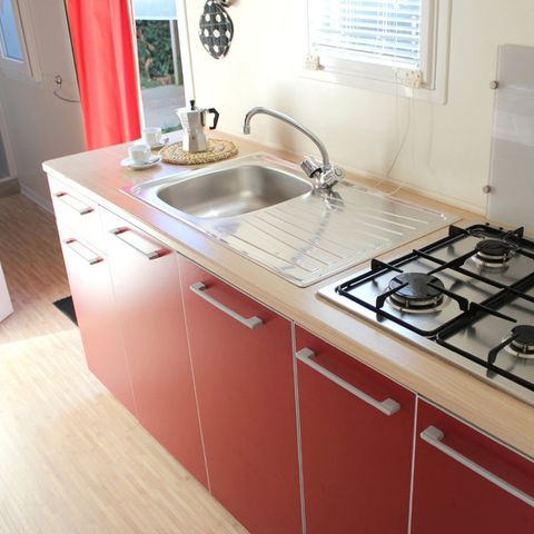 Stacaravan 4 personen - Solarium