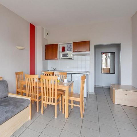 Apartement 6 Personen - 2-Zimmer-Kabine 6 Personen Meerblick