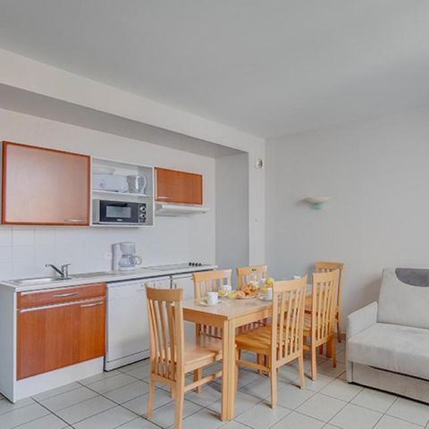 Apartement 6 Personen - 2-Zimmer-Kabine 6 Personen