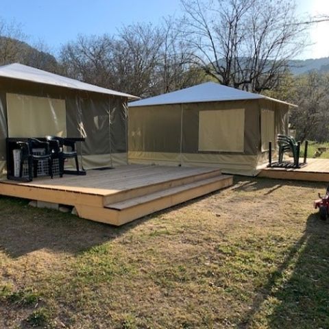 Glampingtent 4 personen - Bungalowtent 4 personen