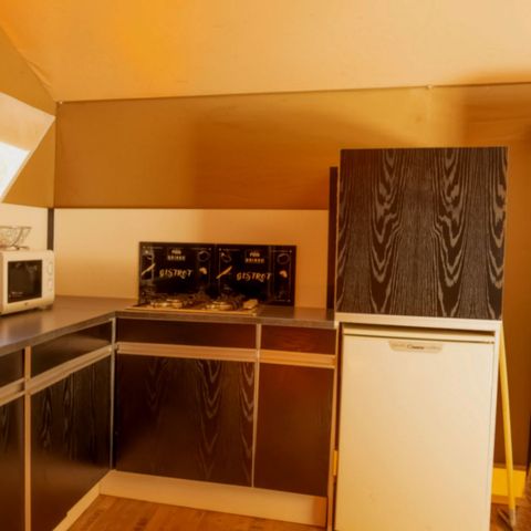 Canvas and wooden tent 7 persons - Canvas bungalow 7p
