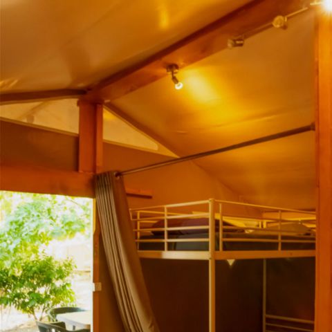Tente en toile et en bois 7 personnes - Bungalow toilé 7p