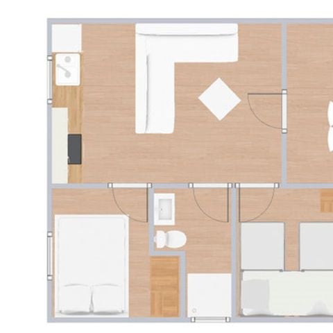 CHALET 5 personnes - C. Confort Oasis