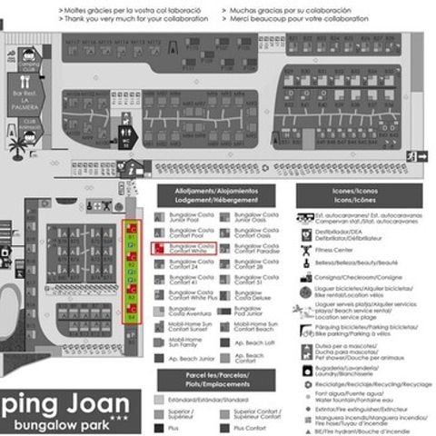 Bungalow 5 personen - C. Wit comfort