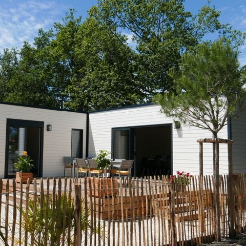 BUNGALOW 4 personnes - Ecolodge Luxe  2 chambres clim (IMMOBILHOME) accès piscine inclus