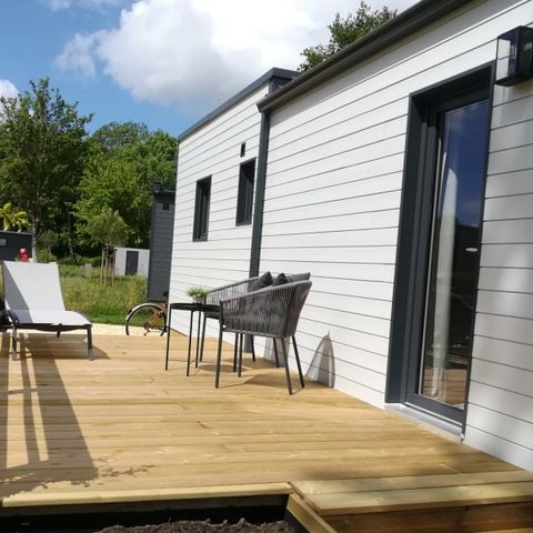 Casa mobile 6 persone - ECOLODGE AU CALME - DF20 - 3 CAMERE - 2 BAGNI - 2 TERRAZZI - CLIM - WIFI