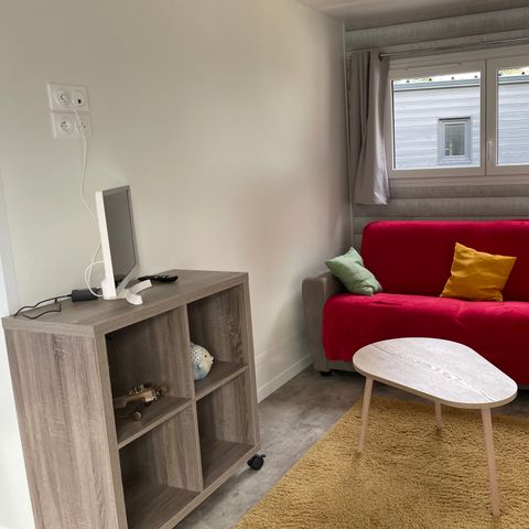 Mobilheim 4 personen - ECOLODGE AU CALME (DF19) - 2 CH - 2 Bäder - WIFI - KLIMA - PISCINE JAHRESZEIT 4 Pers.