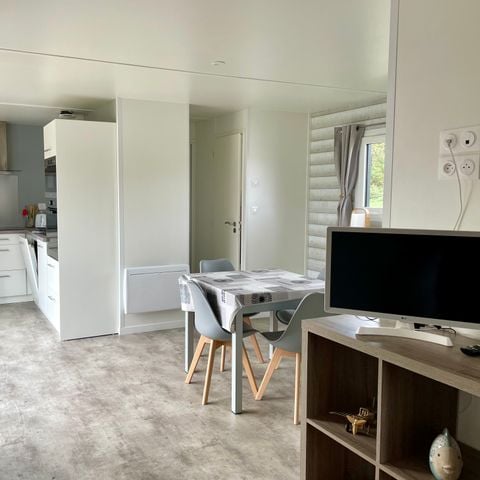 Stacaravan 4 personen - ECOLODGE AU CALME (DF19) - 2 SLAAPKAMERS - 2 BADKAMERS - WIFI - CLIM - ZWEMBAD 4 pers