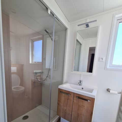 Mobilheim 8 Personen - FAMILIEN-ECOLODGE (DF31) 3ZI - 2ZI - KLIMAANLAGE - WIFI - 2 TERRASSEN