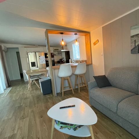 MOBILHOME 8 personnes - ECOLODGE FAMILIAL (DF31) 3CH - 2SDB - CLIM - WIFI - 2 TERRASSES