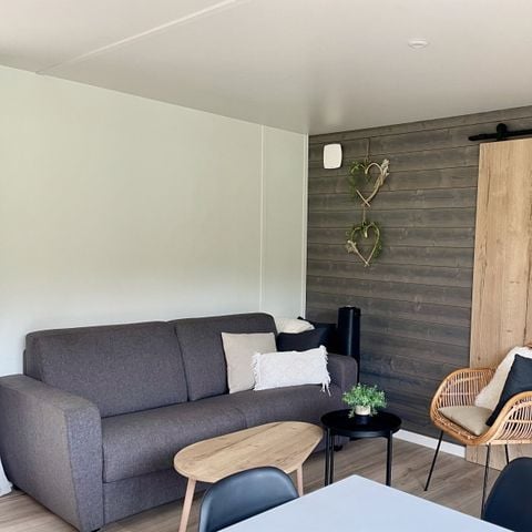 Mobilheim 6 Personen - ECOLODGE IN RUHIGER LAGE (DF20) 3 SCHLAFRÄUME - 2 BÄDER - 2 TERRASSEN - KLIMAANLAGE - WIFI