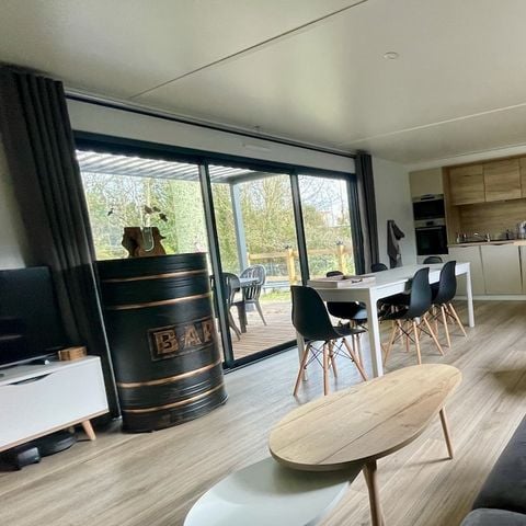 Stacaravan 6 personen - ECOLODGE OMBRAGE ET AU CALME (DF25) 3 SLAAPKAMERS, 1 BADKAMER, TERRAS, WIFI, 6 personen