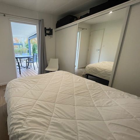 CASA MOBILE 4 persone - Ecolodge di lusso Domaine de la forêt (Immobilhome) 2 camere: aria condizionata/LL/LV/ accesso alla piscina riscaldata e coperta incluso