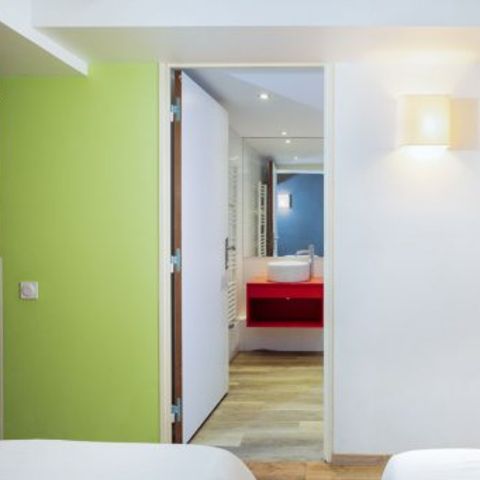 APPARTEMENT 4 personen - 2-kamer appartement voor 4 personen zonder balkon