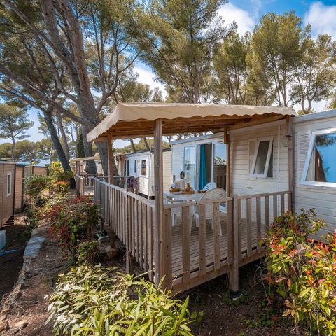 MOBILHOME 6 personnes - Comfort Plus | 3 Chambres | Terrasse Couverte