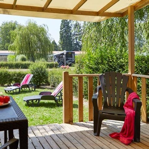 BUNGALOW 6 personnes - Comfort XL | 3 Ch. | 6 Pers. | Terrasse surélevée