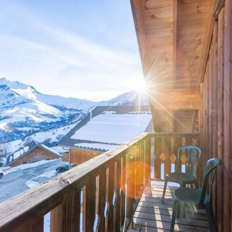 Chalet 10 personen - 4-kamer duplex, 2 balkons, houtkachel DUPLEX10