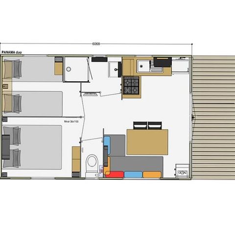 Mobile home 4 persons - Panama