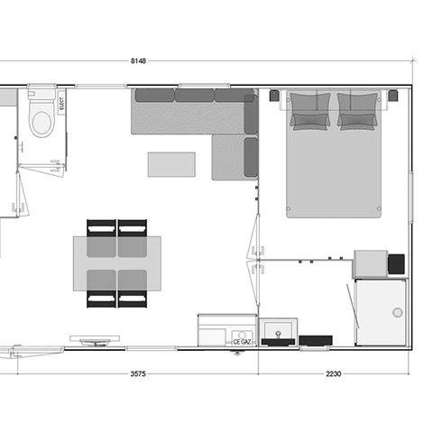 Mobile home 4 persons - Bahia Large