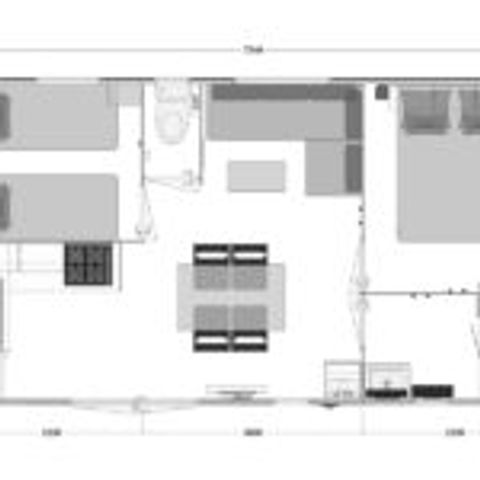 Mobile home 4 persons - Bahia 722