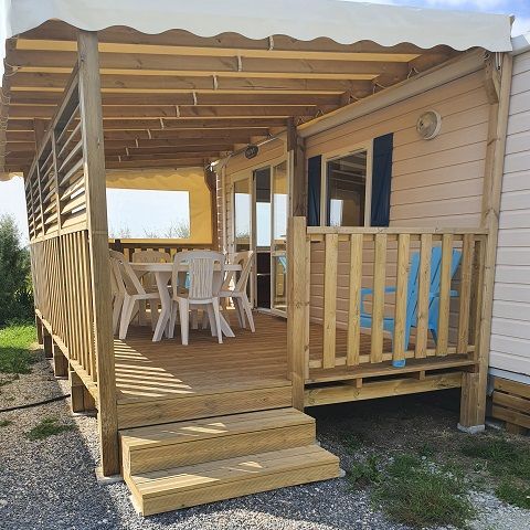 Stacaravan 6 personen - Saphir Panoramic 2 slaapkamers