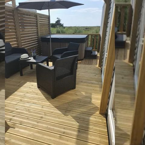 Mobilheim 8 personen - OHIO 3 Schlafzimmer+ SPA inklusive für Aufenthalte von 5 Nächten und mehr