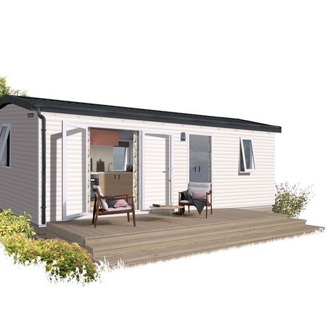 Mobile home 6 persons - Rivièra 2 bedrooms small sea view