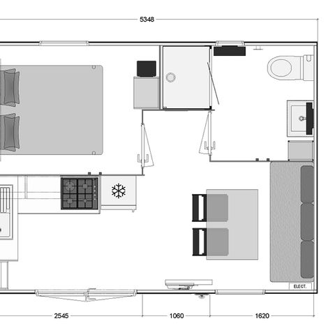 Mobile home 2 persons - Bahia Small 1 bedroom