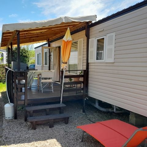 CASA MOBILE 8 persone - 001 (3 camere da letto, 2 bagni con doccia) - Aria condizionata, TV, Lavatrice - Terrazza coperta