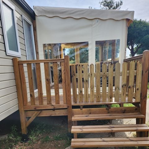 CASA MOBILE 8 persone - 002 (3 camere da letto, 2 bagni con doccia) - Aria condizionata, TV, Lavastoviglie, Lavatrice - Terrazza