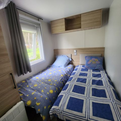 MOBILHOME 8 personnes - 002 (3 chambres, 2 salle d'eau) - Clim, TV, Lave-vaisselle, Lave-linge - Terrasse