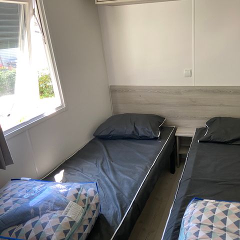 MOBILHOME 6 personas - 005 (3 dormitorios, 2 cuartos de ducha) - Aire acondicionado, TV, Lavavajillas, Lavadora - Terraza
