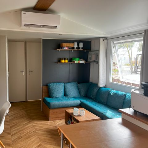MOBILHOME 8 personas - 3 habitaciones - 1 cuarto de ducha - (Aire acondicionado, Lavavajillas, Lavadora) - Terraza cubierta - 007