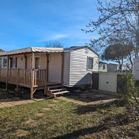 MOBILE HOME 8 people - 3 bedrooms - 1 shower room - (Air conditioning, Dishwasher, Washing machine) - Covered terrace - 007