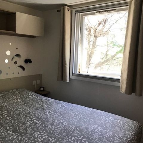 MOBILE HOME 6 people - 3 bedrooms - 2 shower rooms - (Air conditioning, TV, washing machine) - Covered terrace