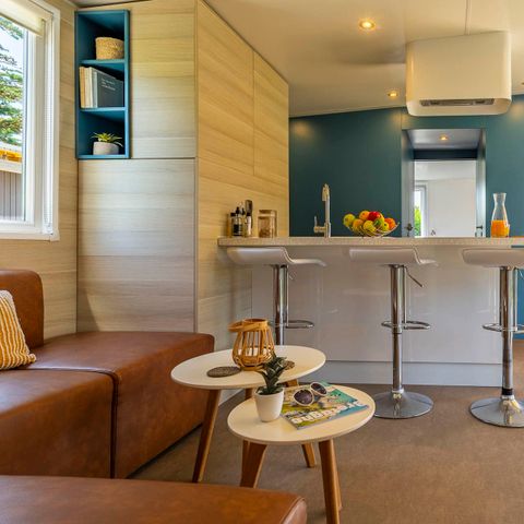 Stacaravan 6 personen - EXCLUSIEF 3 slaapkamers met master suite