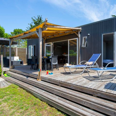 Stacaravan 6 personen - EXCLUSIEF 3 slaapkamers met master suite