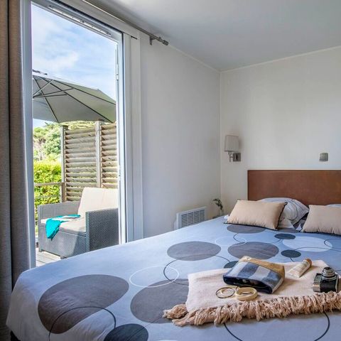 Mobilheim 4 Personen - EXKLUSIV 2 Schlafzimmer mit Master-Suite