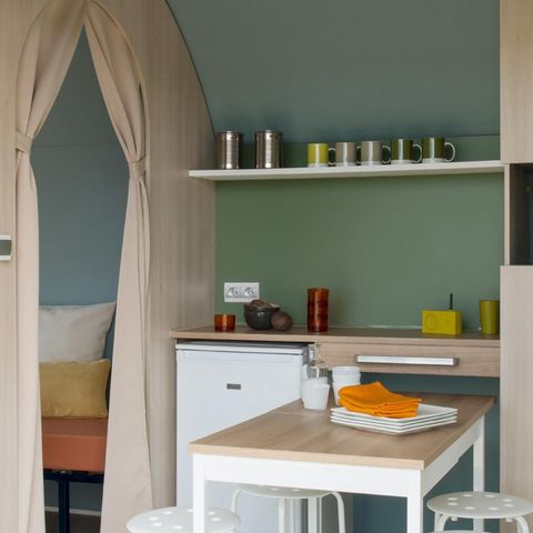 BungalowTent 4 personen - Comfort Tent 2 kamers (zonder sanitair)