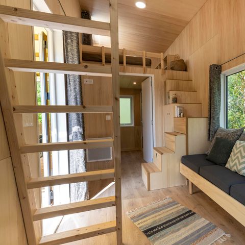 ALOJAMIENTO INUSUAL 4 personas - Tiny House PREMIUM 2 dormitorios