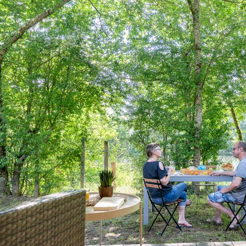 CANVAS AND WOOD TENT 5 people - Tente Confort - 2 bedrooms - no sanitary facilities